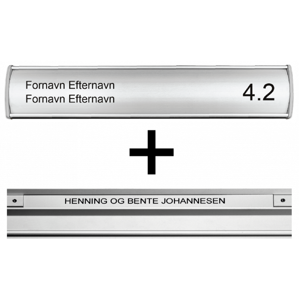 S�ndre Badevej - Navneskilte indl�g s�t til D�rskilt &amp; Postkasse