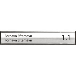 Navneskilte indlg til Drskilt - GENEREL - hvis ikke din adresse fremgr