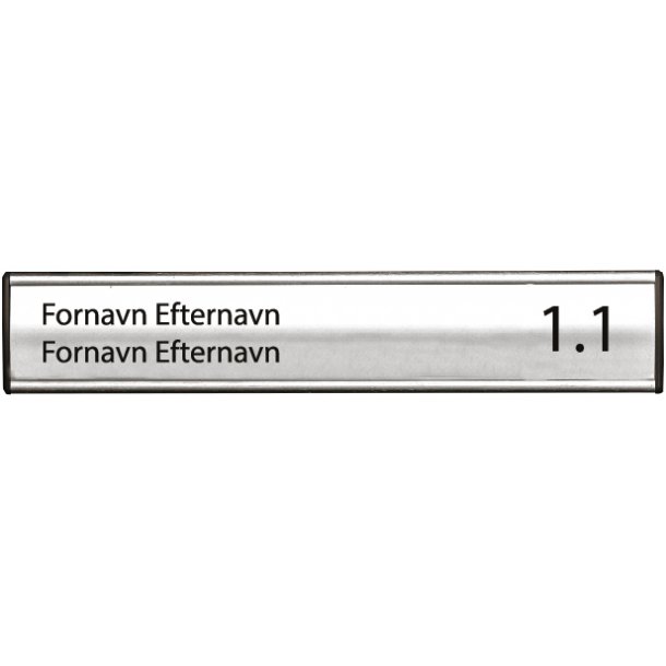 Navneskilte indlg til Drskilt - GENEREL - hvis ikke din adresse fremgr