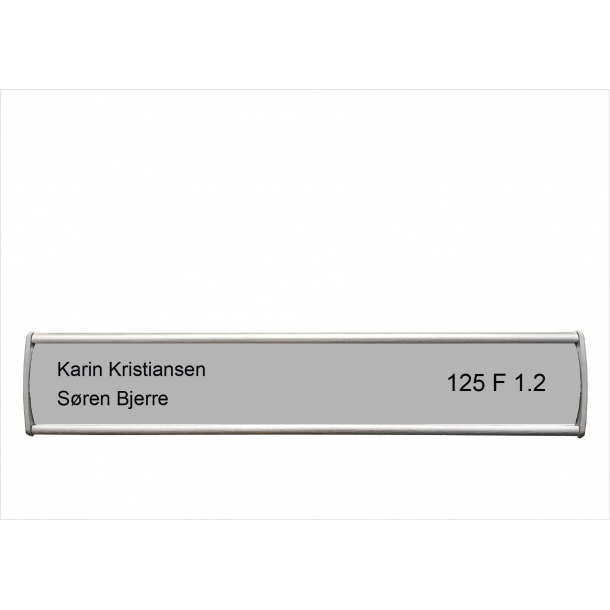 Navneindlg til drskilt