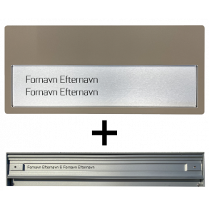BaseCamp - Skovbrynet 2 - Navneskilte indlg st til Drskilt & Postkasse
