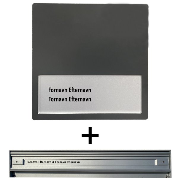 Irmabyen - Espeporten - Navneskilte indlg st til Drskilt &amp; Postkasse