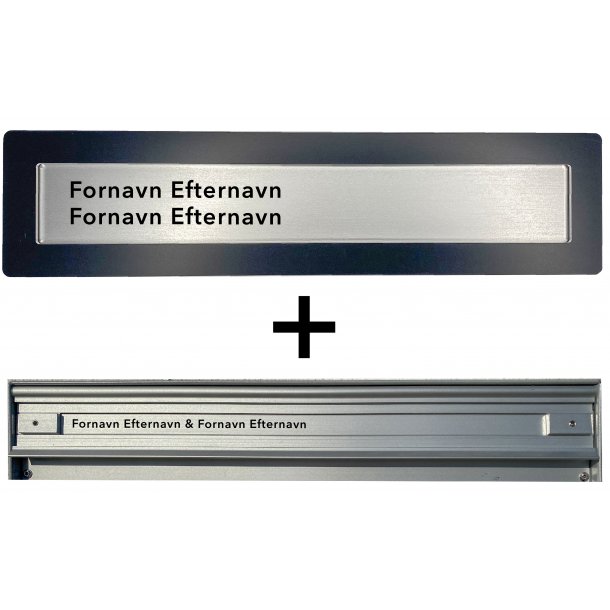 Trongrden - Navneskilte indlg st til Drskilt &amp; Postkasse